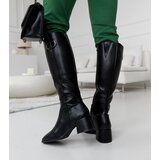 Gemre Black boots with decorative buckle Sydney | Shoptok.si
