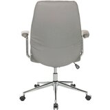 MID.YOU VRTLJIVI STOL usnje siva | Shoptok.si