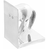  Držači za knjige 2 pcs Srebrno 11 x 14 x 25 cm Aluminij | shoptok.hr