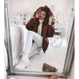 Gemre Loose-Fit Brown Jacket Joaquin | Shoptok.si
