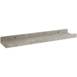  Zidne police 2 kom siva boja betona 40 x 9 x 3 cm | shoptok.hr