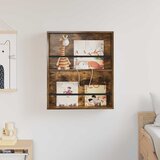 Polica za časopise s policom Dimljeni hrast 60 x 12 x 70 cm | shoptok.hr
