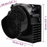  LED svjetlosne trake sa 110 LED žarulja i ventilatorom 1100 cm | shoptok.hr