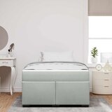  Krevetna konstrukcija Svijetlo siva 120 x 200 cm tkanina | shoptok.hr