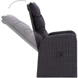  7-dijelni vrtni blagovaonski set s jastucima crni | shoptok.hr
