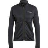 Adidas Tehnička flis jakna crna / bijela | shoptok.hr