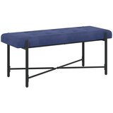  Klupa s gumbima i jastučićima Policijska plava 110 x 40 x 46 cm | shoptok.hr