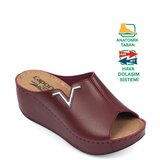 Capone Outfitters Anatomical Soft Comfortable Sole Wedge Heeled Mother Slippers | Shoptok.si