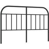 Maison Chic Kovinsko posteljno vzglavje - Vzglavna omarica črno 140 cm, (22077014) Cene