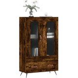  Visoka komoda boja hrasta 69,5 x 31 x 115 cm konstruirano drvo | shoptok.hr