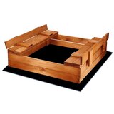 springos Leseni peskovnik za otroke Pokrivalo 2 klopi 94 x 98 cm impregnirano, (21635728) | Shoptok.si