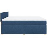 Krevet s oprugama i madracem plavi 180x200 cm od tkanine | shoptok.hr