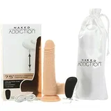 Rotirajoč in potisni dildo z daljinskim upravljalnikom