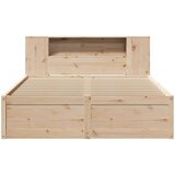 vidaXL Posteljni okvir brez vzmetnice 160x200 cm trdna borovina | Shoptok.si