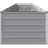  Povišeni vrtni krevet Siva 480 x 80 x 55 cm | shoptok.hr