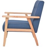  3-dijelni set sofa od tkanine plavi | shoptok.hr