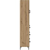  Highboard 2 kom. Umjetnički hrast 69,5 x 34 x 180 cm | shoptok.hr