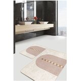 Mila Home Bež žametne kopalniške preproge v kompletu 2 ks 60x100 cm – | Shoptok.si