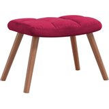  Stolica za ljuljanje s osloncem za noge boja vina baršunasta | Eponuda.com