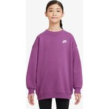Nike duks za devojčice G NSW CLUB FLC OVRSZD CREW LBR FD2923-518 Cene