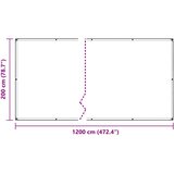  Prozirna cerada s ušicama 2x12 m PVC | shoptok.hr