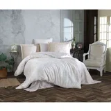 creambeige tencel satin double quilt cover set