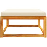  Vrtni tabure s jastukom 65x65x29 cm od masivnog drva bagrema | shoptok.hr