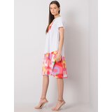 Italy Moda Dress-DHJ-SK-13119.26P-White-Pink | Shoptok.si