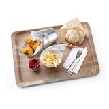 Servirni Pladenj z Lesenim Dizajnom, Nedrseč, 370x530mm | Shoptok.si