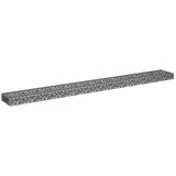vidaXL Visoka greda gabion pocinkano jeklo 270x30x10 cm | Shoptok.si