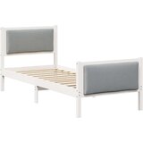  Okvir za krevet Svijetlo siva 80 x 200 cm tkanina | shoptok.hr