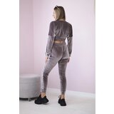 Kesi Velour set with grey Queen lettering | shoptok.hr