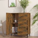  Komoda boja dimljenog hrasta 69 5x34x90 cm konstruirano drvo | shoptok.hr