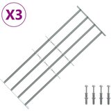  Sigurnosna rešetka za prozore s 4 poprečne šipke 3 pcs | shoptok.hr