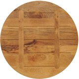 Stolna Mizna plošča Ø 90x3,8 cm okrogla trden mangov les, (21323769) | Shoptok.si