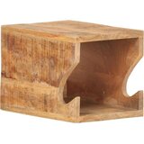 VidaXL stensko stojalo za kolo 35x25x25 cm trden robusten mangov les Slike