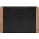 MID.YOU KOMODA, antracit, hrast artisan | Shoptok.si