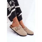 Big Star Suede Ladies Clogs With Buckle | ePonuda.com