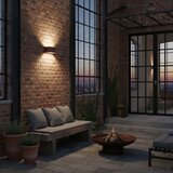 Ideal Lux - Spoljašnja zidna svetiljka ANDROMEDA 1xE27/60W/230V IP55 braon | Eponuda.com
