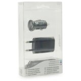 KONKIS 3v1 microusb combo (hišni in avtopolnilec + podatkovni kabel) črn Cene