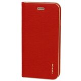  Premium preklopna torbica samsung galaxy a22 a226 5g - rdeča z zlatim robom Cene