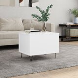  Stolić za kavu bijeli 60 x 44,5 x 45 cm od konstruiranog drva | shoptok.hr