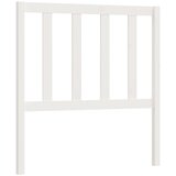 Maison Chic posteljno vzglavje - vzglavna omarica - nočna omarica belo 81x4x100 cm trdna borovina, (21705723) Cene