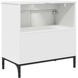 vidaXL Kopalniška omara za umivalnik z vrati Bela 60.5 x 33.5 x 61 cm | Shoptok.si