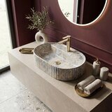 REA Bath Umivalnik na podstavku Marcela 60 Ruststone | Shoptok.si