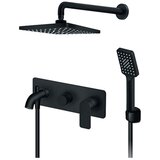 Rosan ugradna slavina sa izlivom za tuš kadu 210x210mm 3/1 set S2 231705B | ePonuda.com