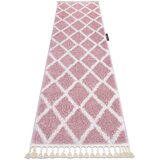 RugsX Preproge Tekač, Tekač BERBER TROIK roza - za 70x300 cm Rožnata | Shoptok.si