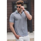 Madmext Gray Polo Neck Men's Knitwear T-Shirt 5117 Cene