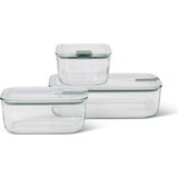  Komplet 3 steklenih posod za shranjevanje hrane EasyClip - Nordic Sage - 2 x 700 ml + 1500 ml Cene