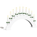  Božićni Svijećnjak s 10 LED Svijećama 3 kom. LED lampica | shoptok.hr